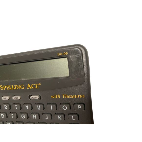 Vintage Franklin Spelling Ace SA-98 Thesaurus Handheld Electronic Dictionary - Picture 4 of 8